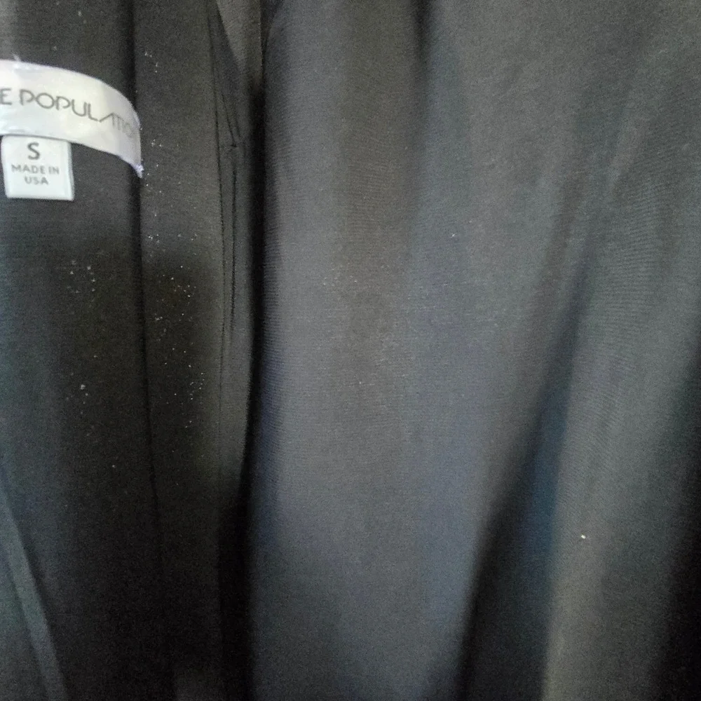 Dress The Population Black Sequin V-Neck Maxi Gown Dress S Made in USA - Picture 9 of 11
